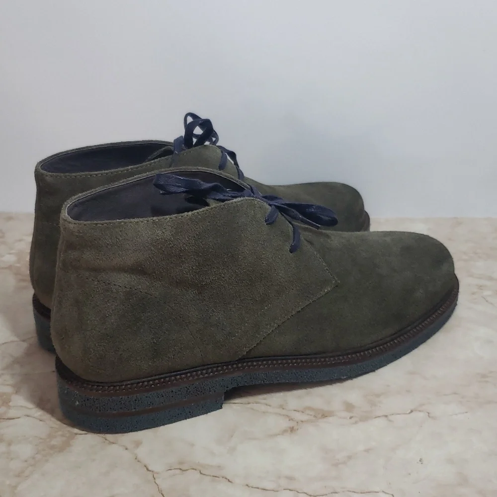 Donald Pliner Levi Men's Olive Suede Chukka Boots 9